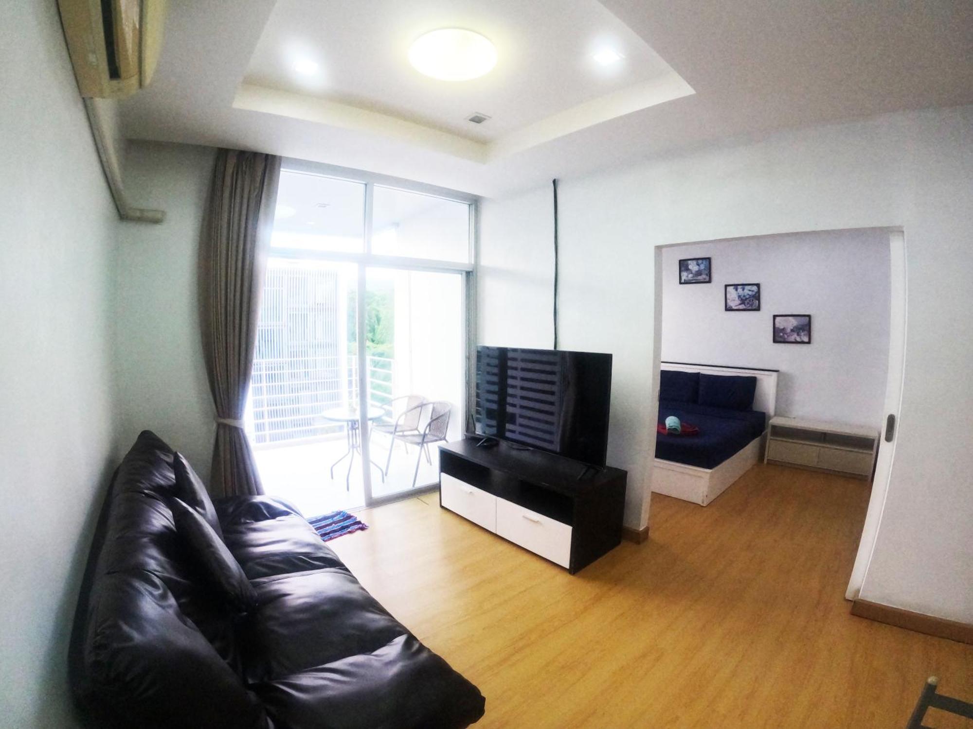 Chung cư 50 m² 1 phòng ngủ, 1 phòng tắm riêng ở Klong Muang Ngoại thất bức ảnh
